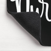 Dank u zuster | Fancy script Muismat (Hoek)