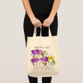 Dank u zuster Floral Nun Canvas tas (Voorkant (product))