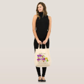 Dank u zuster Floral Nun Canvas tas (Voorkant (model))