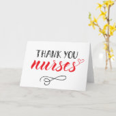 Dank u zuster | Fun Font Kaart (Gele Bloem)