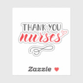 Dank u zuster | Fun Font Sticker (Vel)