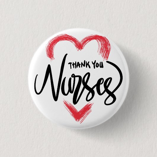 Dank u, zuster, Sleutelhanger Ronde Button 3,2 Cm (Voorkant)
