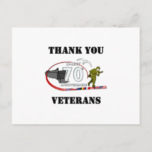 Dank veteranen - Thank you veterans Briefkaart