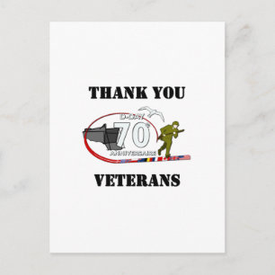 Dank veteranen - Thank you veterans Briefkaart