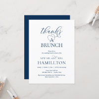 Dank voor een Brunch, Uitnodiging voor Feest na El