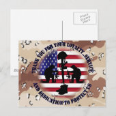 Dank voor uw trouw ....... briefkaart (Voorkant / Achterkant)