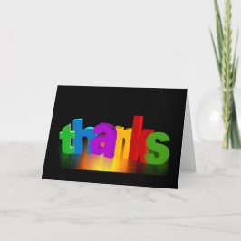 Dank Vrede Liefde Regenboog Digitale Gloed Bestemm Bedankkaart