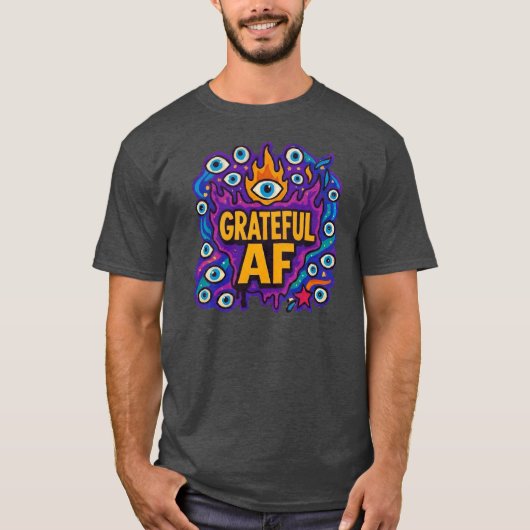 Dankbaar AF - T-shirt (Voorkant)
