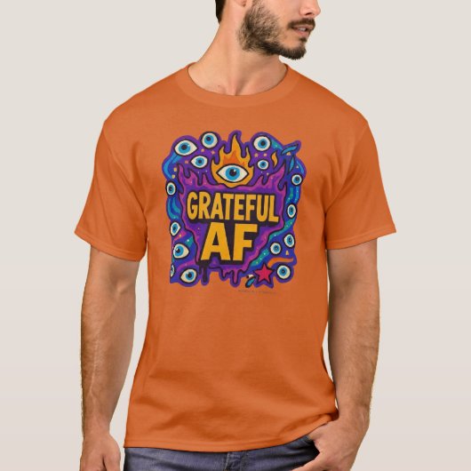 Dankbaar AF - T-shirt (Voorkant)