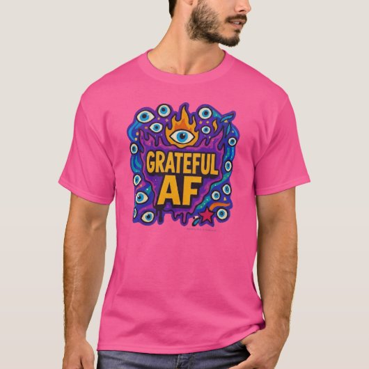 Dankbaar AF - T-shirt (Voorkant)