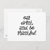 dankbaar briefkaart (Voorkant / Achterkant)