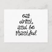 dankbaar briefkaart (Voorkant)