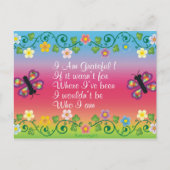 dankbaar briefkaart (Voorkant)