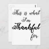 dankbaar briefkaart (Voorkant / Achterkant)