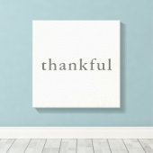 dankbaar canvas afdruk (Insitu (Houten vloer))