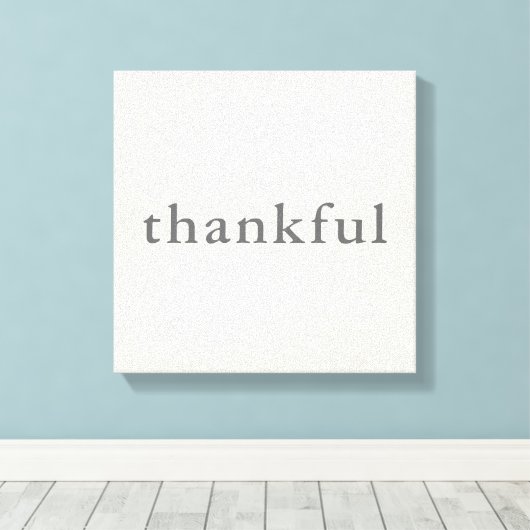 dankbaar canvas afdruk (Insitu (Houten vloer))