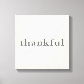 dankbaar canvas afdruk (Voorkant)