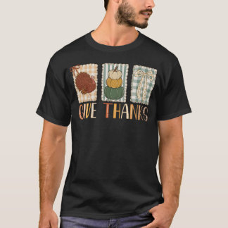 Dankbaar Coquette Strik Dankbare Thanksgiving  T-shirt