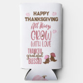 Dankbaar, dankbaar, gezegend, gelukkig Thanksgivin (Voorkant)