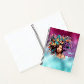 dankbaar, dankbaar, gezegend spiraal Notitieboek (Binnen)