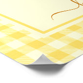 Dankbaar en gezegend pompoen | Herfst Thanksgiving Poster (Hoek)