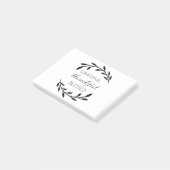 Dankbaar erkentelijk gezegend post-it® notes (Schuin)