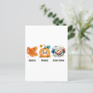 Dankbaar, Erkentelijk, Recht Gediend - Jurist Cita Briefkaart