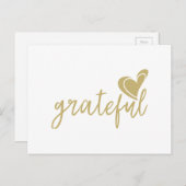 dankbaar feestdagenkaart (Voorkant / Achterkant)