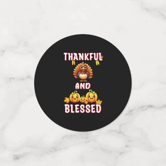 Dankbaar Gezegend 23 US Maple November Thanksgivin Confetti (Kleine voorkant)