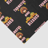 Dankbaar Gezegend 23 US Maple November Thanksgivin Tissuepapier (Detail)