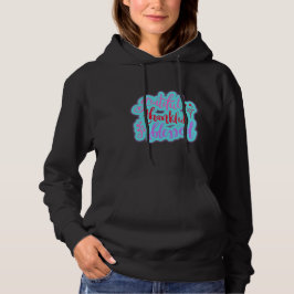 Dankbaar gezegend citaat hoodie