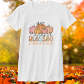 Dankbaar gezegend en een beetje een puinhoop pompo t-shirt