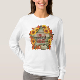 Dankbaar Gezegend Herfst Ster T-shirt
