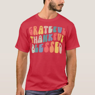 Dankbaar Gezegend Kalkoen Herfst Sfeer T-shirt