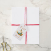 Dankbaar & Gezegend Pompoen Thanksgiving Cadeaubij Cadeaulabel (Met Touw)