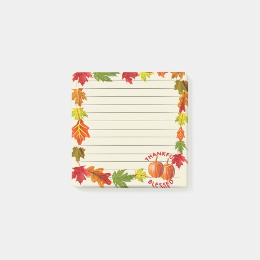 Dankbaar & Gezegend Post-it Notitie Post-it® Notes (Voorkant)