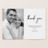 Dankbaar gezegend | Script en foto goud Folie Kaarten (Binnen)