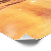 Dankbaar gezegend: vreugdevolle Beach Run Poste Perfect Poster (Hoek)