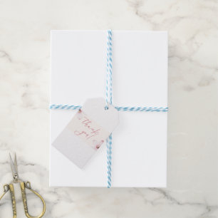 Dankbaar Hart: Dank je voor je Liefde en Steun Cadeaulabel