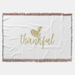 dankbaar hart thanksgiving deken