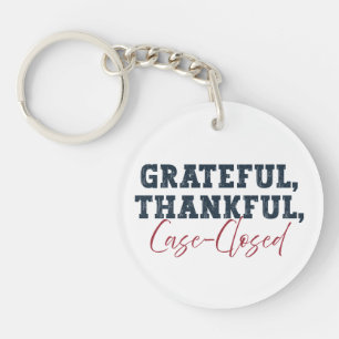 Dankbaar Hoesje gesloten - Thanksgiving advocaat Sleutelhanger
