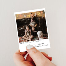 Dankbaar Instant Foto | Familie Thanksgiving