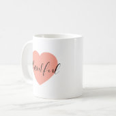 Dankbaar koffiemok (Voorkant links)