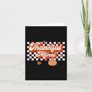 Dankbaar Mimi Retro Thanksgiving Herfst Matching F Kaart