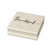 Dankbaar Modern Handlettering Script Rubberstempel (Stempel)