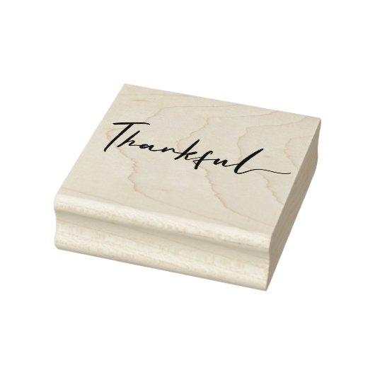Dankbaar Modern Handlettering Script Rubberstempel (Stempel)