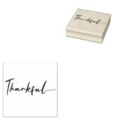 Dankbaar Modern Handlettering Script Rubberstempel (Gestempeld)