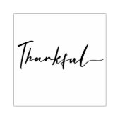 Dankbaar Modern Handlettering Script Rubberstempel (Afrduk)