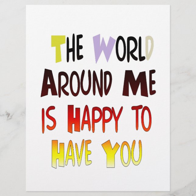 Dankbaar om u in Mijn Wereld met dankbaarheid te h (Voorkant)