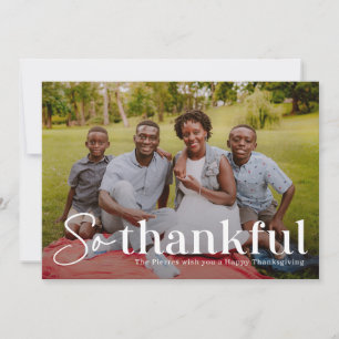 Dankbaar op Thanksgiving Foto Kaarten